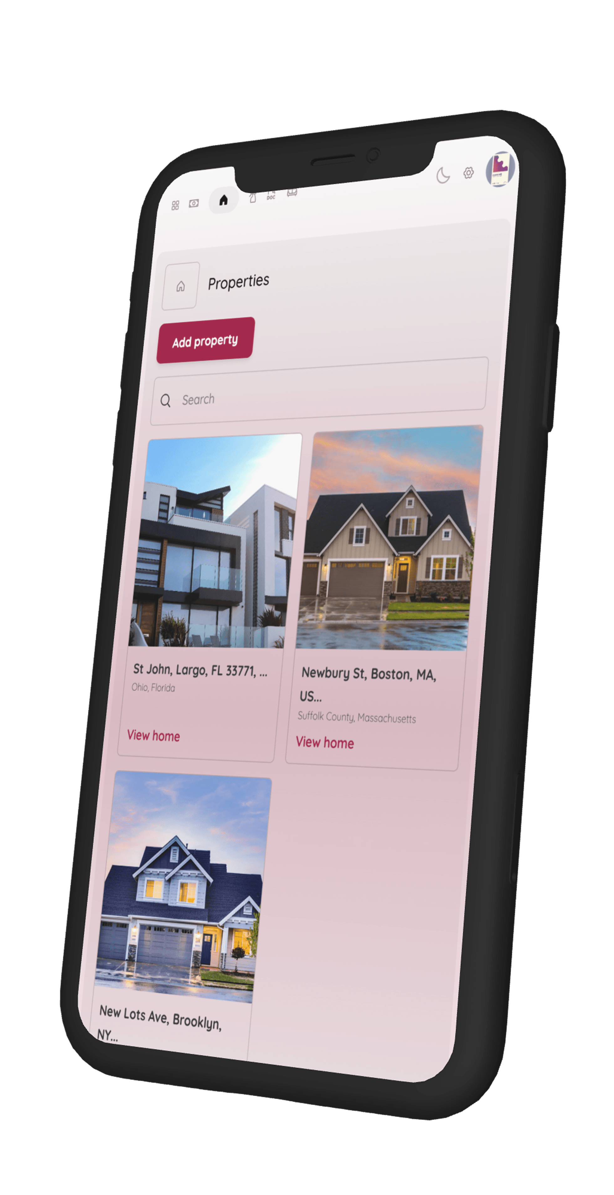 Keepingly mobile interface